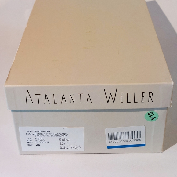 RARE Atalanta Weller red & black sculptural wedge sandal, EU40/US9.5 NWT - Picture 13 of 15